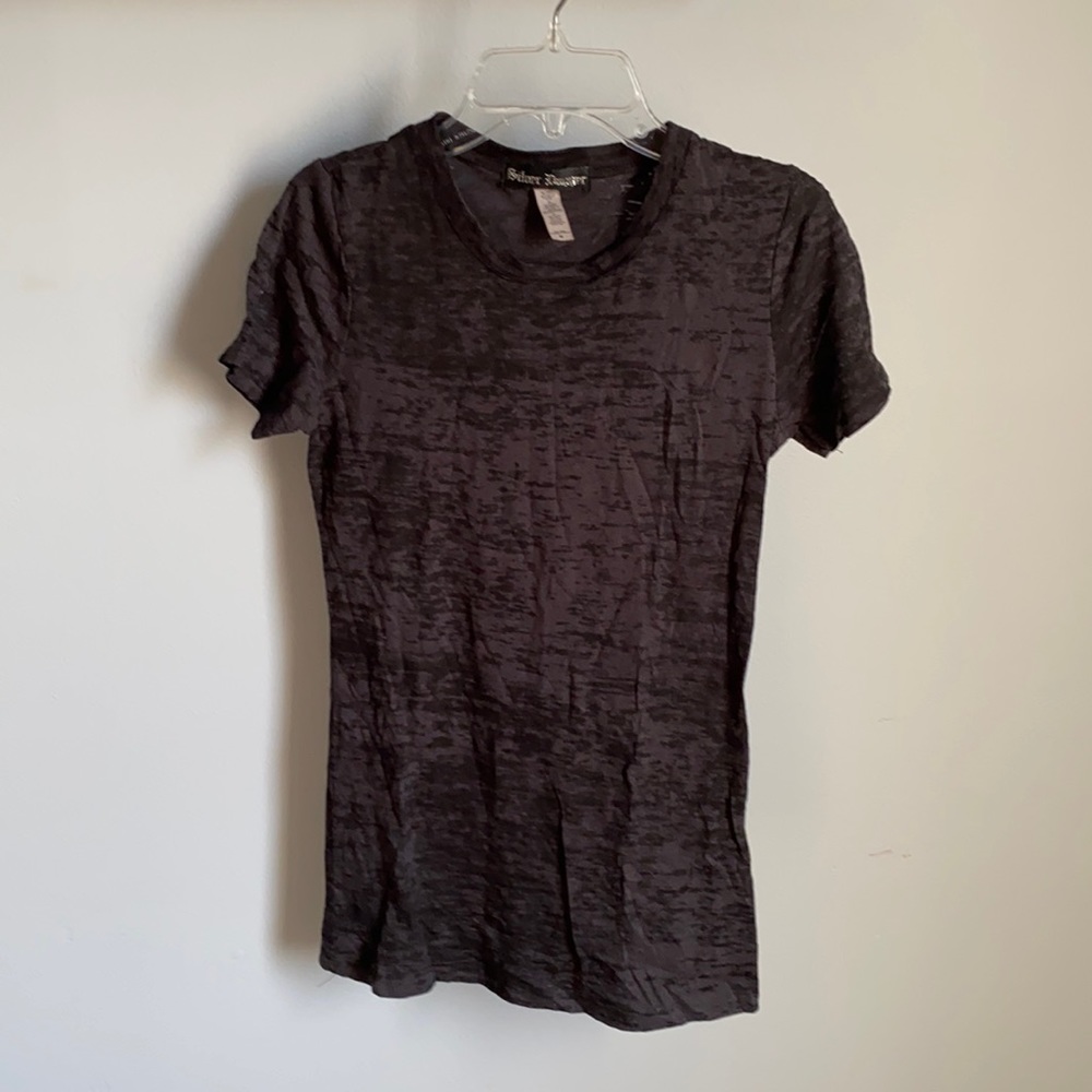 Silver Dagger Ladies Short Sleeve Bedazzled Top